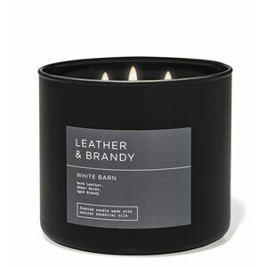 Bath & Body Works Leather & Brandy candle